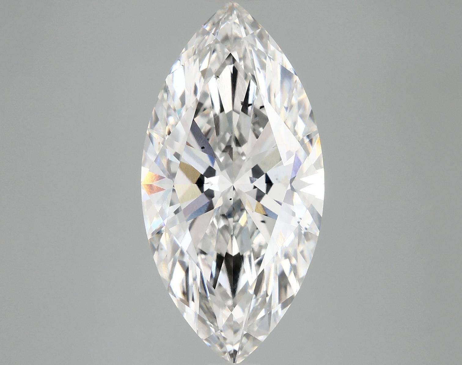 5.04 Carat Marquise Shaped Ideal Cut SI1 IGI Certified Lab Grown Diamond