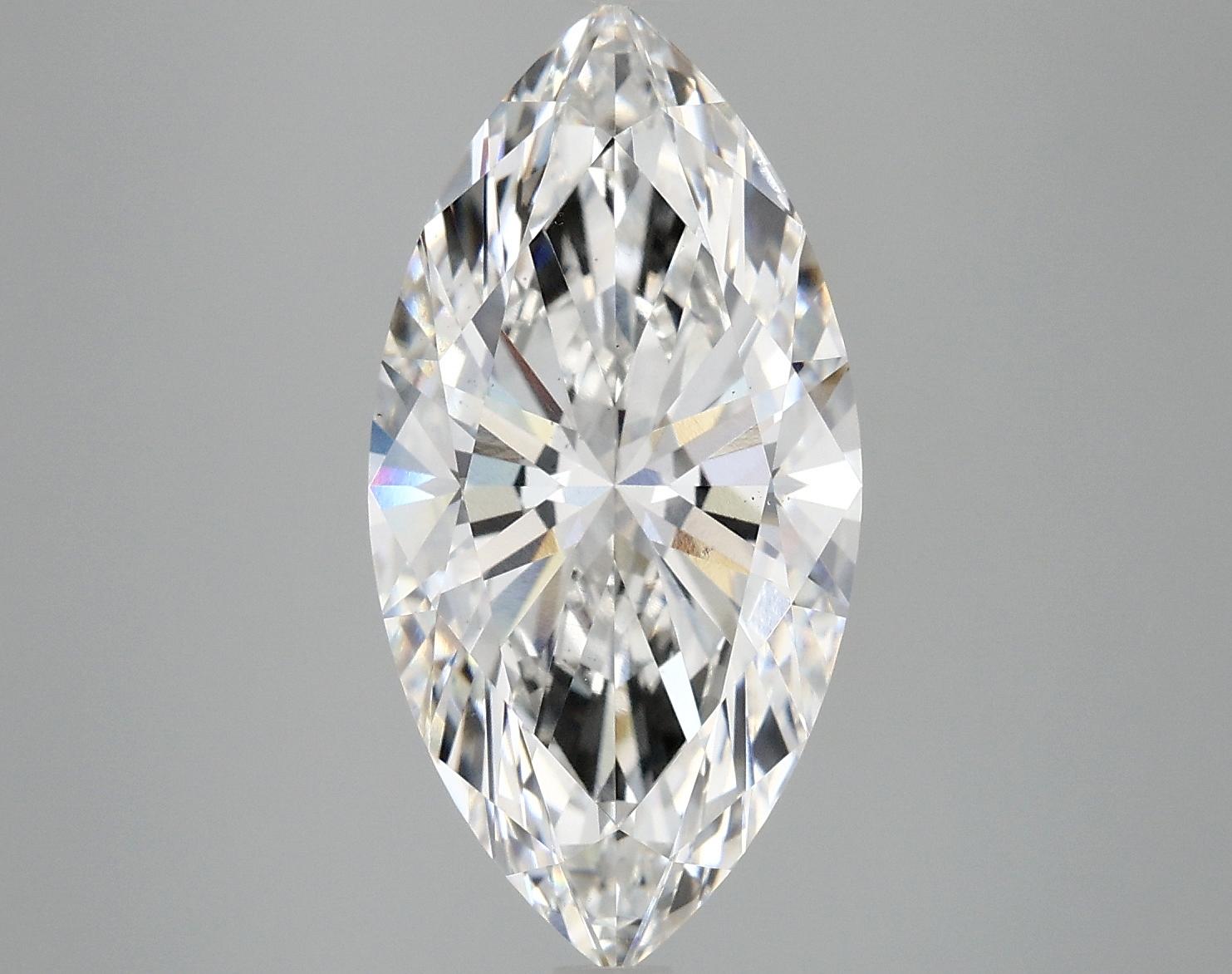 4.9 Carat Marquise Shaped Ideal Cut VS2 IGI Certified Lab Grown Diamond
