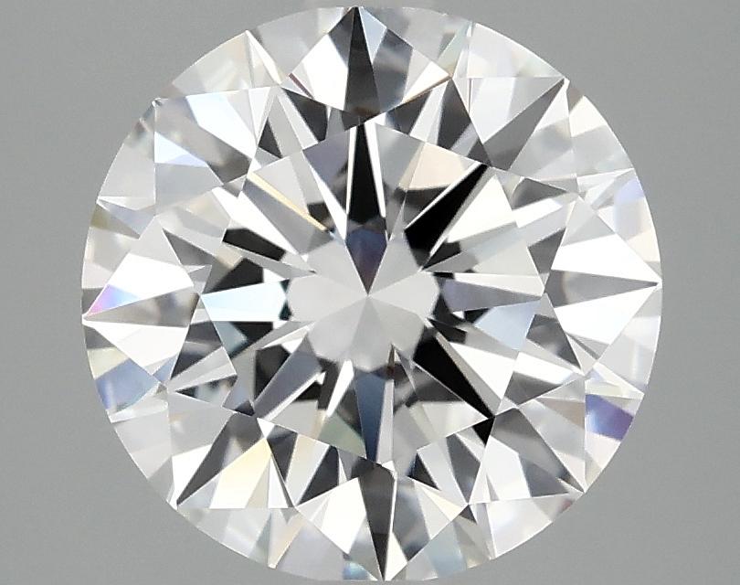 3.05 Carat Round Shaped Ideal Cut VVS2 IGI Certified Lab Grown Diamond