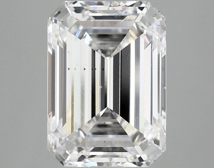 3.06 Carat Emerald Shaped Ideal Cut SI1 IGI Certified Lab Grown Diamond