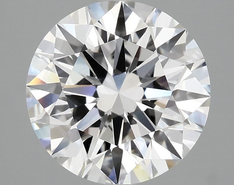 3.04 Carat Round Shaped Ideal Cut VVS2 IGI Certified Lab Grown Diamond