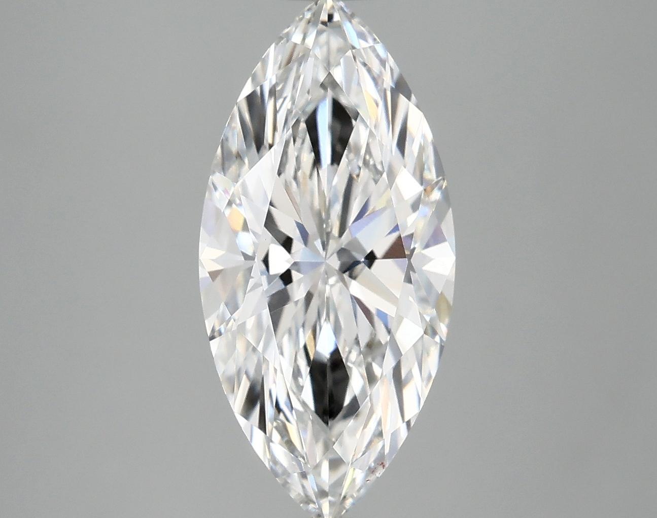 3.04 Carat Marquise Shaped Excellent Cut VVS2 IGI Certified Lab Grown Diamond
