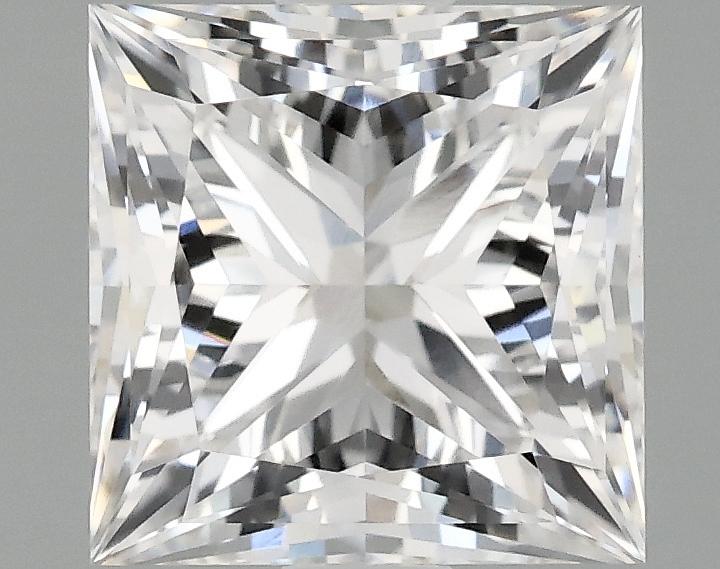 1.58 Carat Princess Shaped Ideal Cut VVS2 IGI Certified Lab Grown Diamond