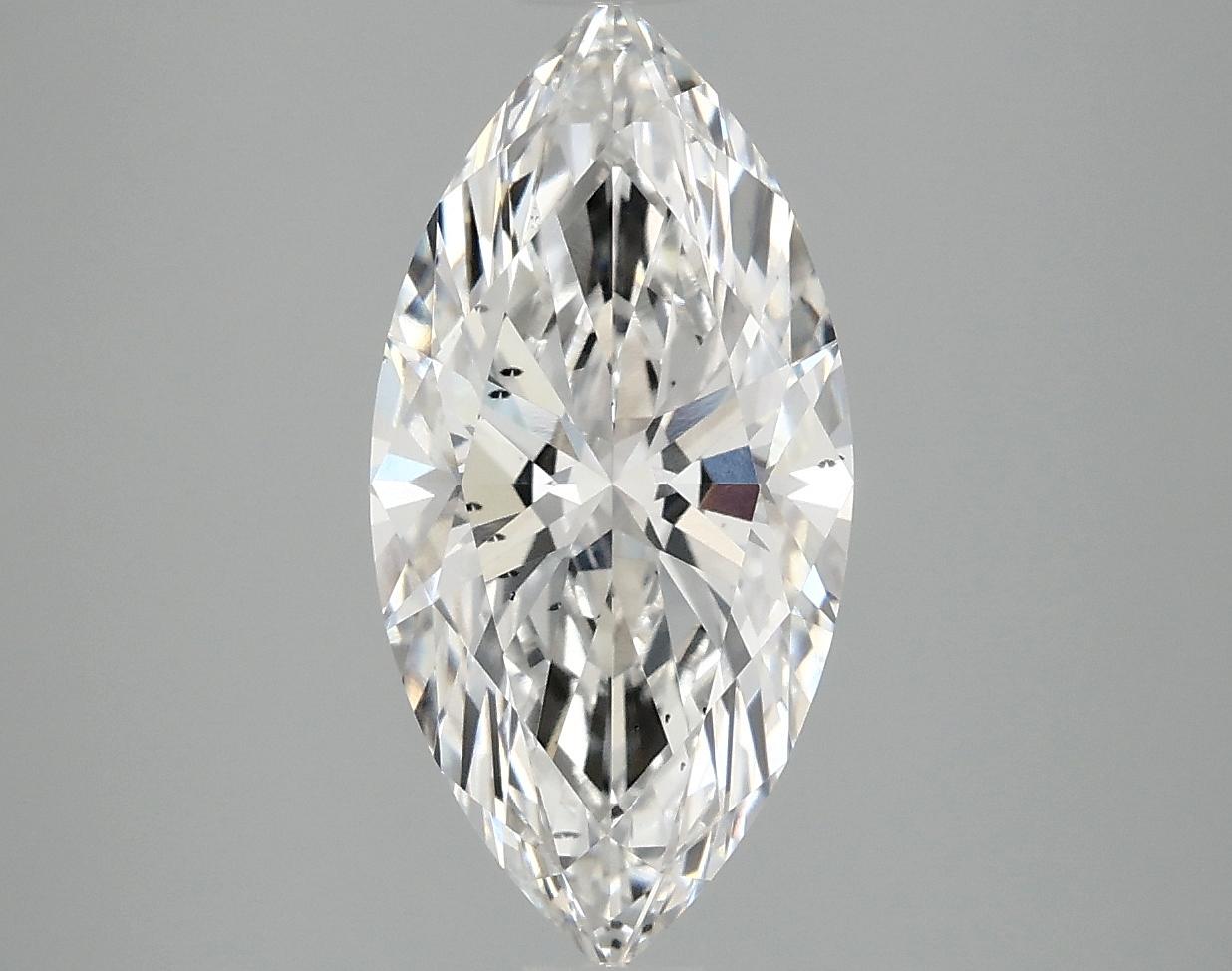 2.56 Carat Marquise Shaped Ideal Cut SI1 IGI Certified Lab Grown Diamond