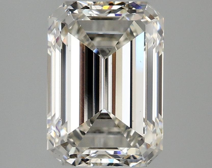 2.98 Carat Emerald Shaped Ideal Cut VVS2 IGI Certified Lab Grown Diamond