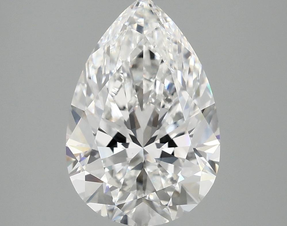 3.05 Carat Pear Shaped Excellent Cut VVS2 IGI Certified Lab Grown Diamond