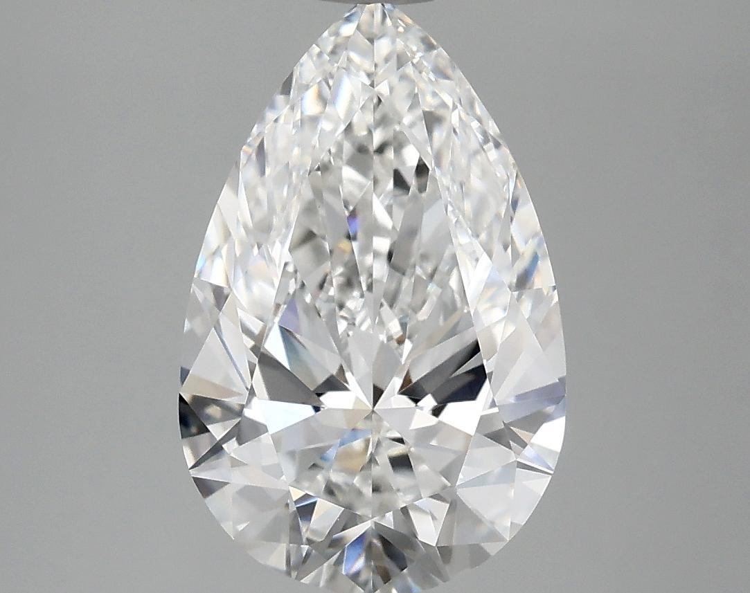 3.03 Carat Pear Shaped Ideal Cut VVS2 IGI Certified Lab Grown Diamond