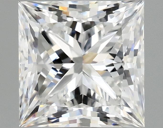 2.08 Carat Princess Shaped Ideal Cut VVS2 IGI Certified Lab Grown Diamond