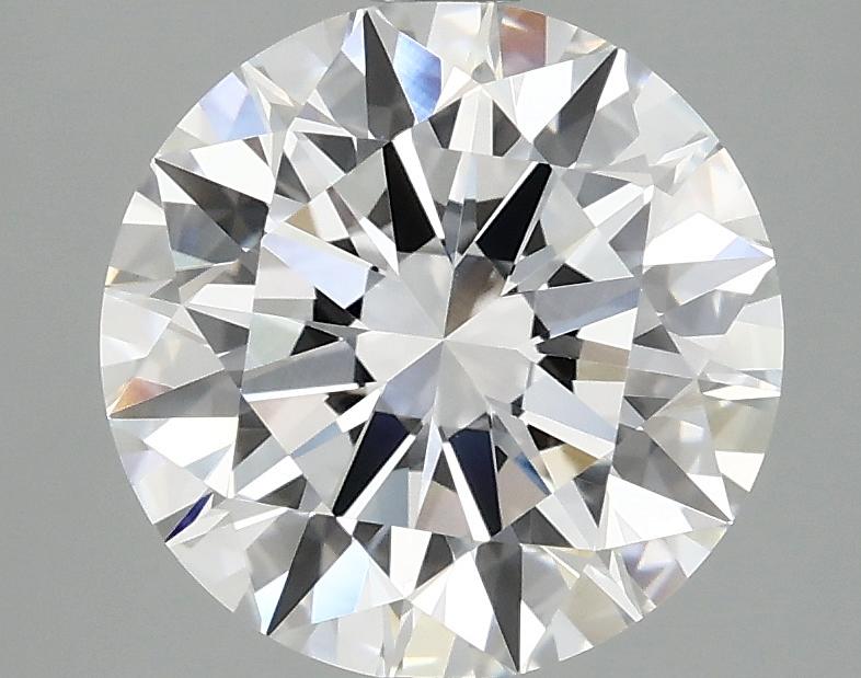 3.06 Carat Round Shaped Ideal Cut VVS2 IGI Certified Lab Grown Diamond