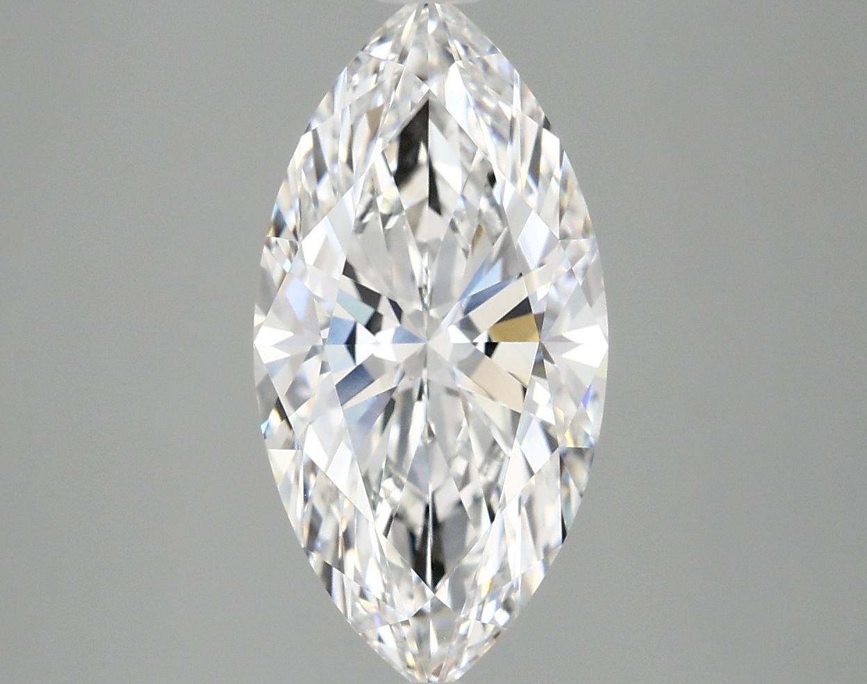 3.08 Carat Marquise Shaped Ideal Cut VVS2 IGI Certified Lab Grown Diamond