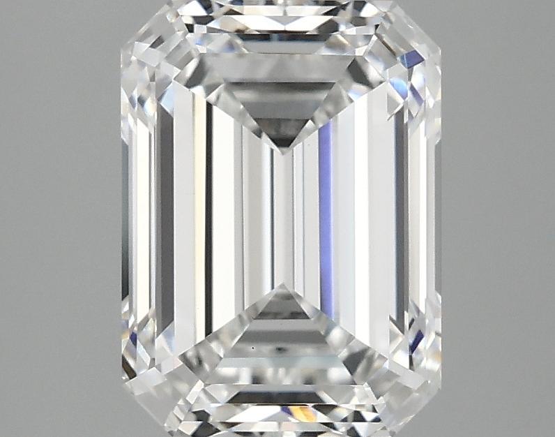 3.01 Carat Emerald Shaped Excellent Cut VVS2 IGI Certified Lab Grown Diamond