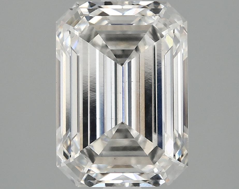 2.51 Carat Emerald Shaped Ideal Cut SI1 IGI Certified Lab Grown Diamond