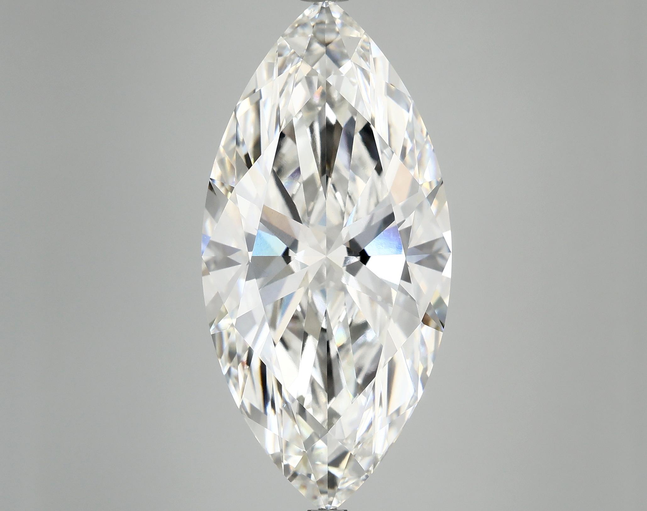 11.09 Carat Marquise Shaped Excellent Cut VVS2 IGI Certified Lab Grown Diamond
