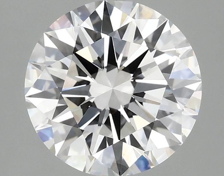 2.52 Carat Round Shaped Ideal Cut VVS2 IGI Certified Lab Grown Diamond