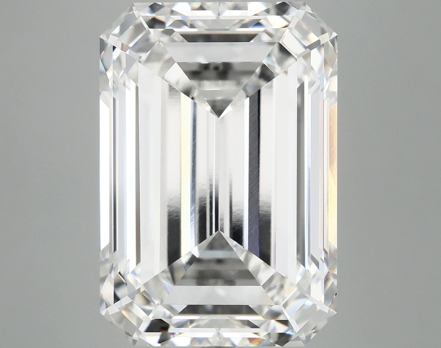 15.44 Carat Emerald Shaped Ideal Cut VVS2 IGI Certified Lab Grown Diamond