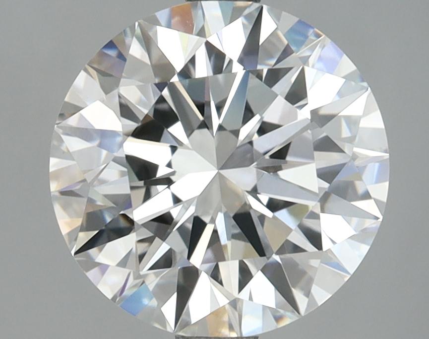 3.09 Carat Round Shaped Ideal Cut VVS2 IGI Certified Lab Grown Diamond
