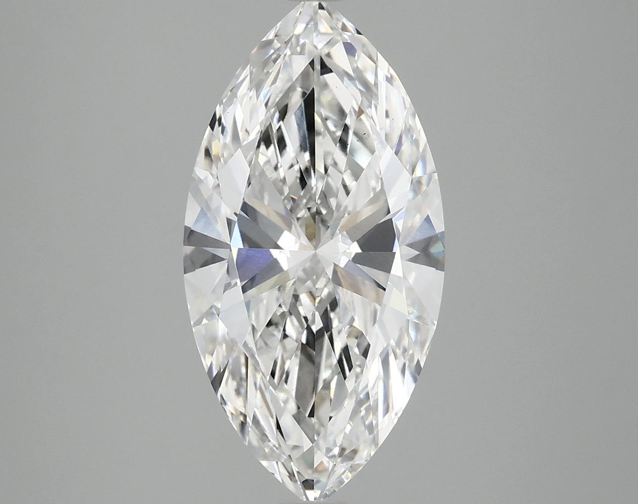 2.97 Carat Marquise Shaped Ideal Cut VS1 IGI Certified Lab Grown Diamond