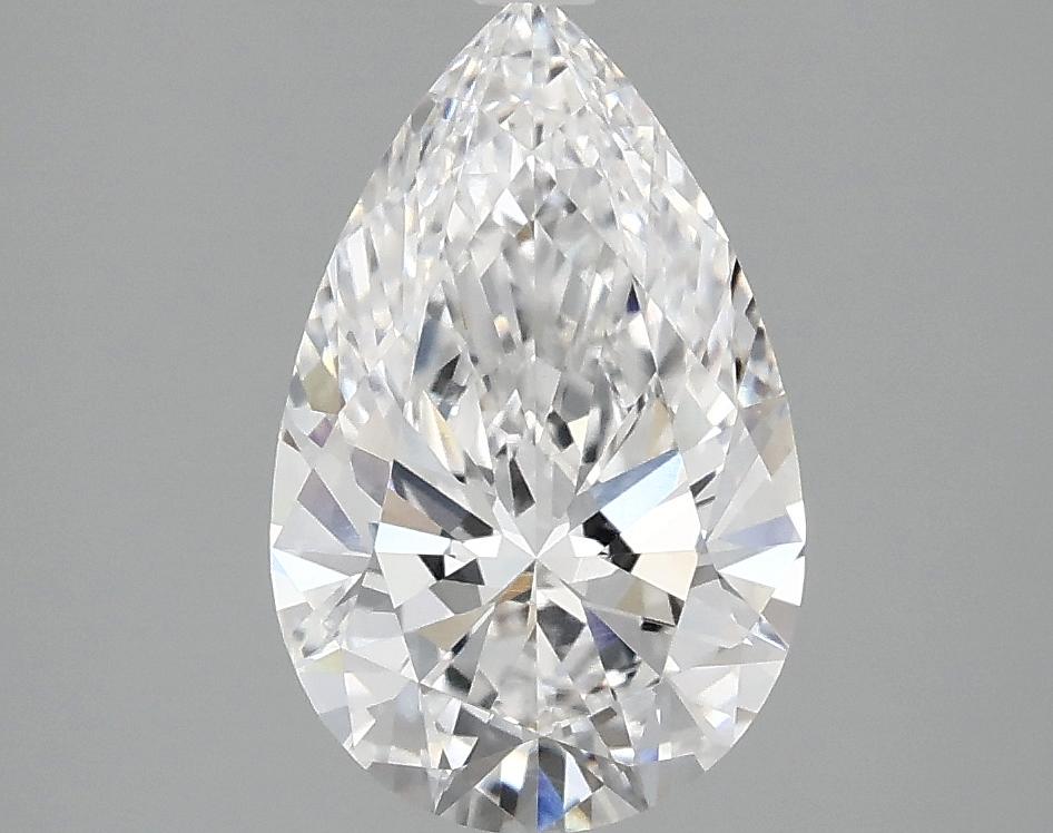 2.02 Carat Pear Shaped Ideal Cut VVS2 IGI Certified Lab Grown Diamond