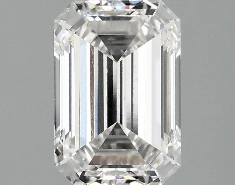 2.1 Carat Emerald Shaped Ideal Cut VS1 IGI Certified Lab Grown Diamond