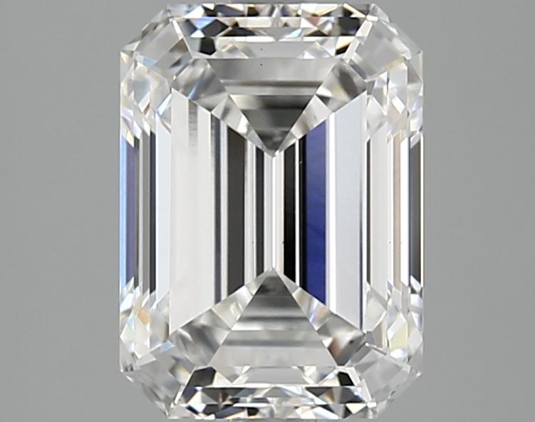 3.06 Carat Emerald Shaped Excellent Cut VS1 IGI Certified Lab Grown Diamond