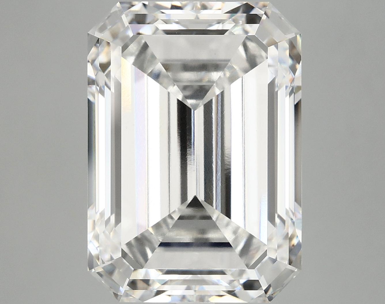 12.58 Carat Emerald Shaped Ideal Cut VVS2 IGI Certified Lab Grown Diamond