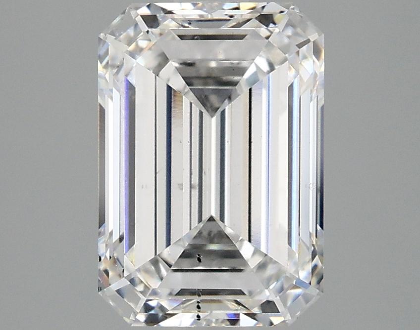 2.98 Carat Emerald Shaped Ideal Cut SI1 IGI Certified Lab Grown Diamond