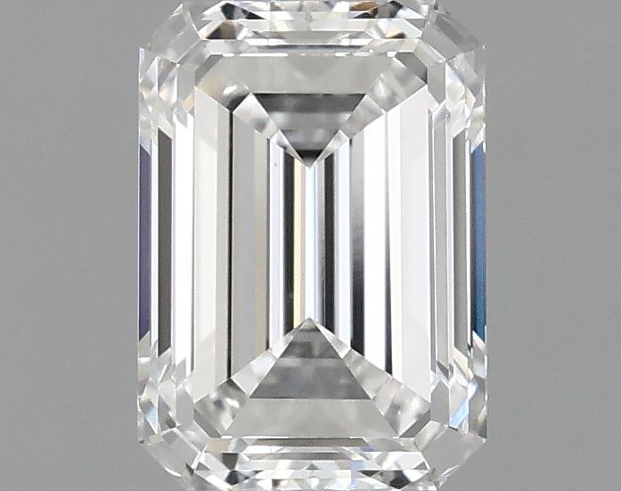 0.96 Carat Emerald Shaped Ideal Cut VVS2 IGI Certified Lab Grown Diamond