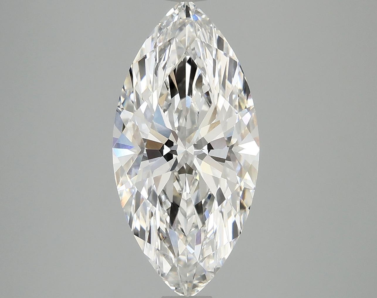 3.09 Carat Marquise Shaped Excellent Cut VS1 IGI Certified Lab Grown Diamond