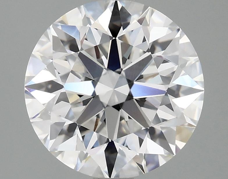3.07 Carat Round Shaped Excellent Cut VVS2 IGI Certified Lab Grown Diamond