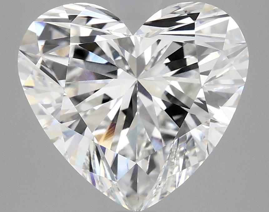 4.01 Carat Heart Shaped Ideal Cut VVS2 IGI Certified Lab Grown Diamond