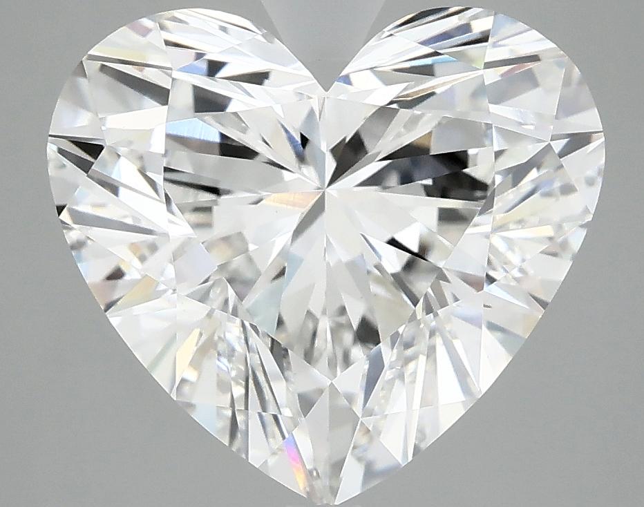 5.05 Carat Heart Shaped Ideal Cut VVS2 IGI Certified Lab Grown Diamond