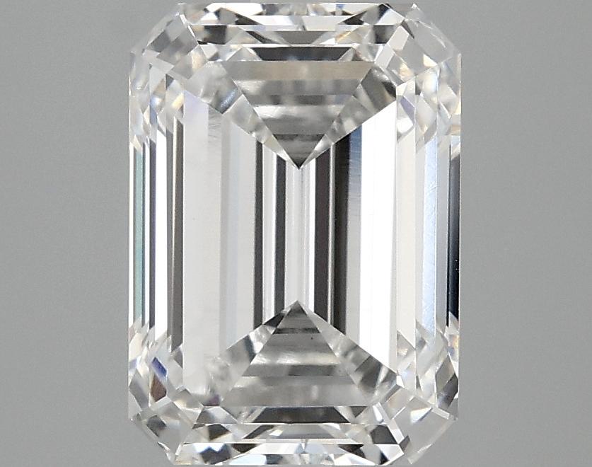 3.07 Carat Emerald Shaped Excellent Cut VVS2 IGI Certified Lab Grown Diamond