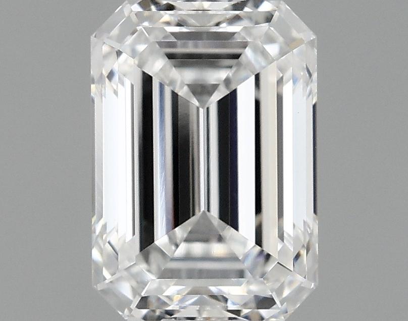0.98 Carat Emerald Shaped Ideal Cut VVS2 IGI Certified Lab Grown Diamond
