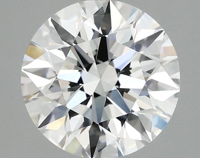 2.08 Carat Round Shaped Excellent Cut VVS2 IGI Certified Lab Grown Diamond