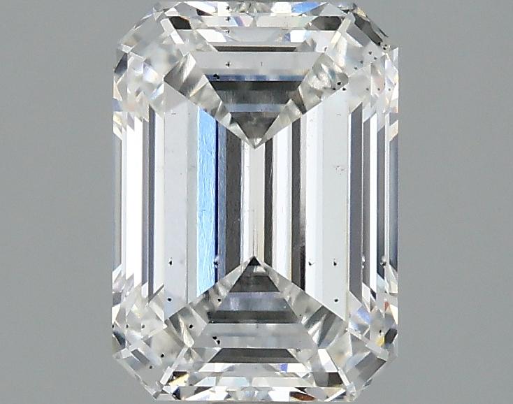 2.02 Carat Emerald Shaped Ideal Cut SI1 IGI Certified Lab Grown Diamond