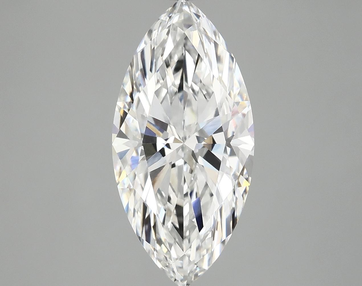 3.04 Carat Marquise Shaped Ideal Cut VVS2 IGI Certified Lab Grown Diamond