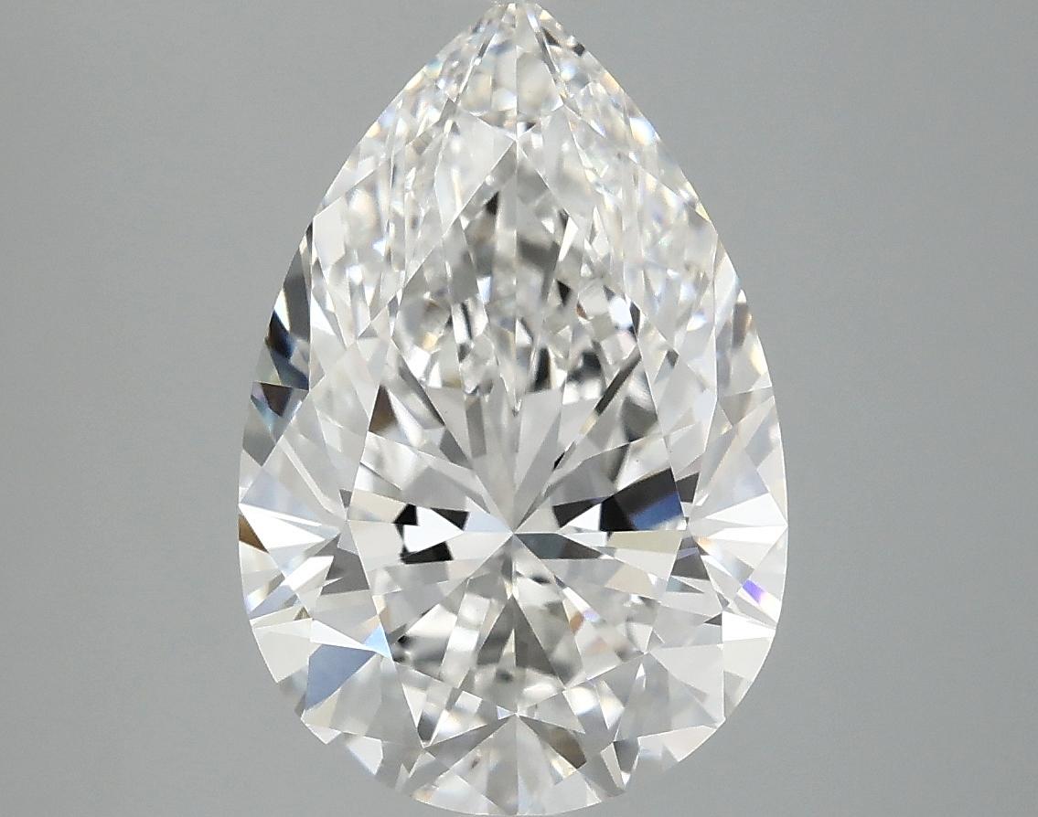 4.05 Carat Pear Shaped Excellent Cut VVS2 IGI Certified Lab Grown Diamond