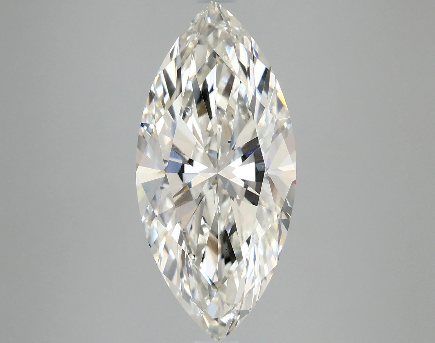 4.09 Carat Marquise Shaped Excellent Cut VS1 IGI Certified Lab Grown Diamond