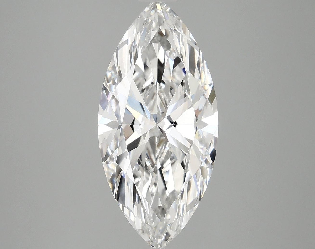2.99 Carat Marquise Shaped Excellent Cut VVS2 IGI Certified Lab Grown Diamond