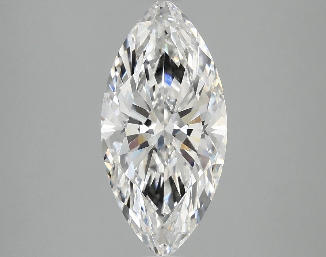 2.1 Carat Marquise Shaped Excellent Cut VVS2 IGI Certified Lab Grown Diamond