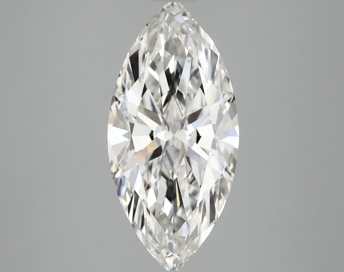 3.01 Carat Marquise Shaped Excellent Cut VVS2 IGI Certified Lab Grown Diamond