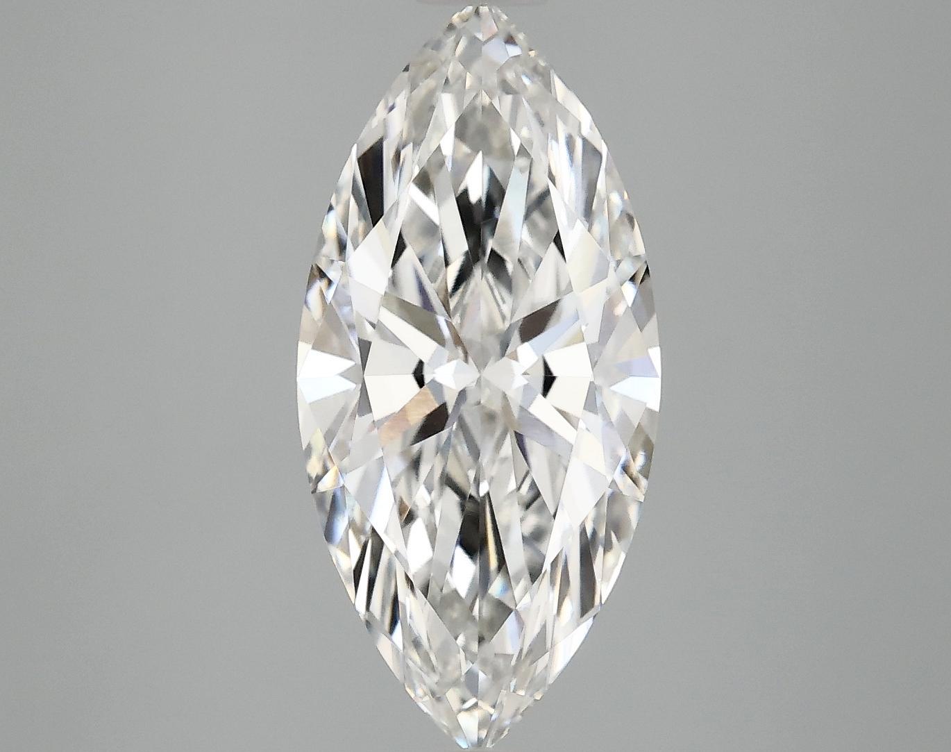 3.01 Carat Marquise Shaped Excellent Cut VVS2 IGI Certified Lab Grown Diamond