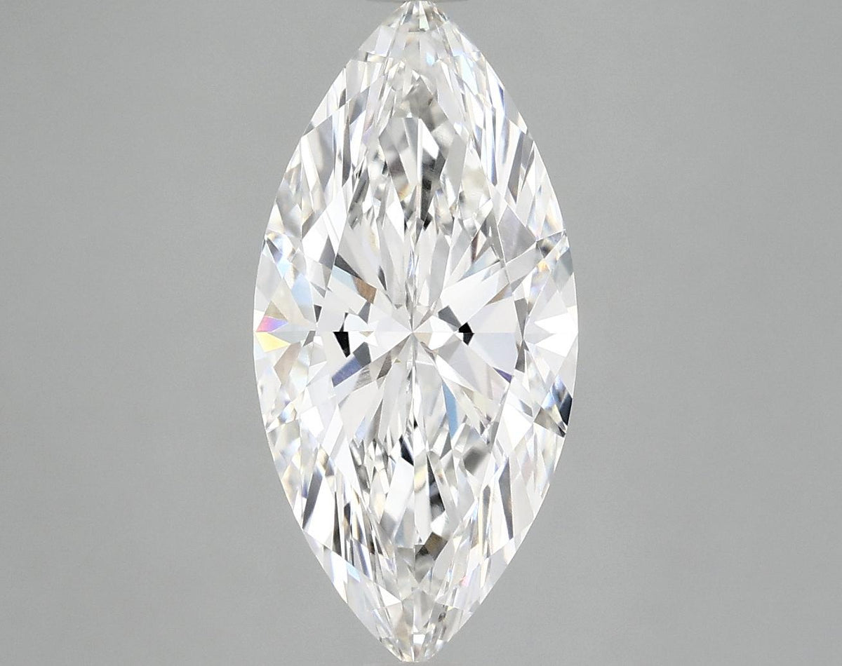 3.02 Carat Marquise Shaped Excellent Cut VVS2 IGI Certified Lab Grown Diamond