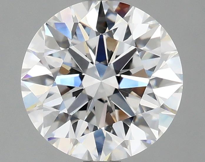 2.06 Carat Round Shaped Ideal Cut VVS2 IGI Certified Lab Grown Diamond