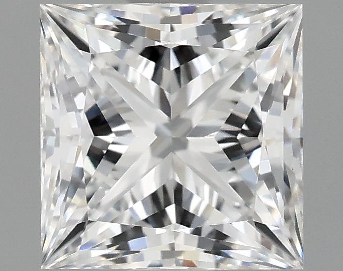1.55 Carat Princess Shaped Ideal Cut VVS2 IGI Certified Lab Grown Diamond