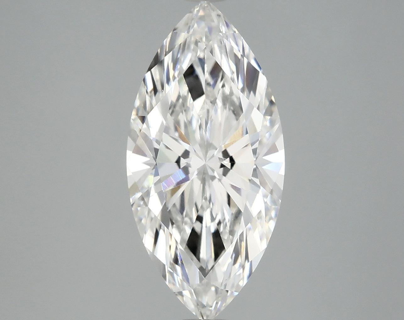 3.01 Carat Marquise Shaped Ideal Cut VVS2 IGI Certified Lab Grown Diamond