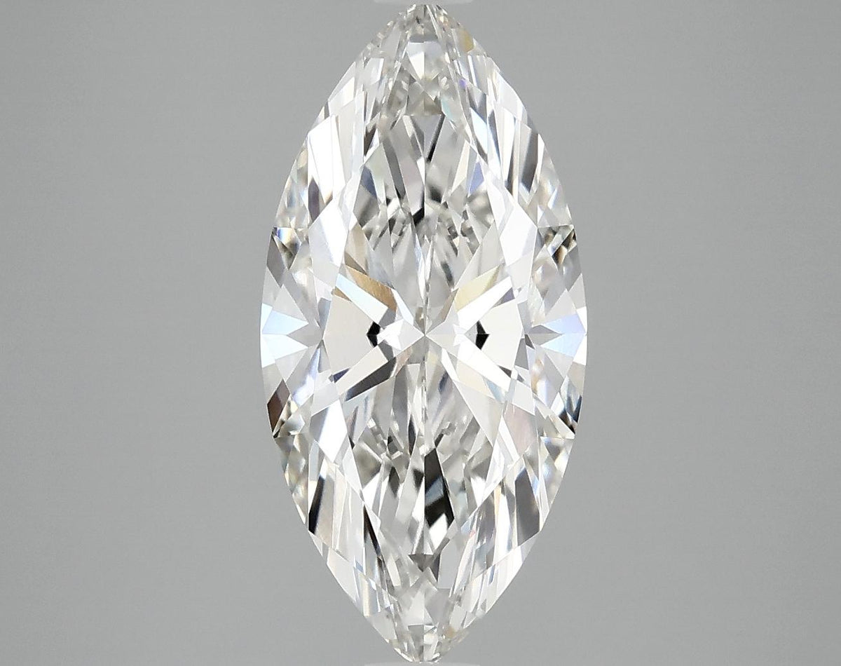 3.08 Carat Marquise Shaped Excellent Cut VVS1 IGI Certified Lab Grown Diamond