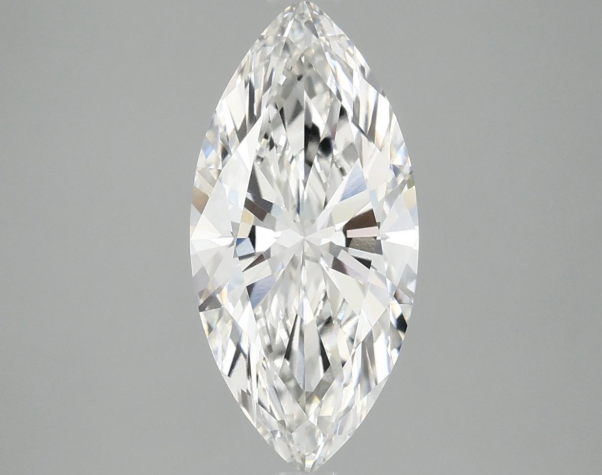 2.51 Carat Marquise Shaped Excellent Cut VVS2 IGI Certified Lab Grown Diamond