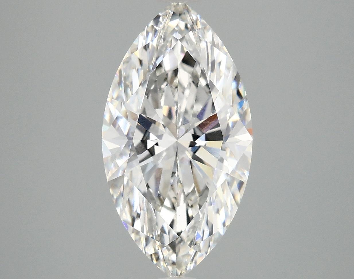 3.09 Carat Marquise Shaped Excellent Cut VS1 IGI Certified Lab Grown Diamond