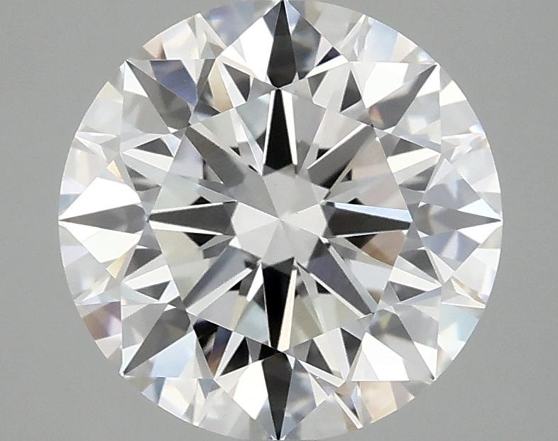 3.08 Carat Round Shaped Ideal Cut VVS2 IGI Certified Lab Grown Diamond